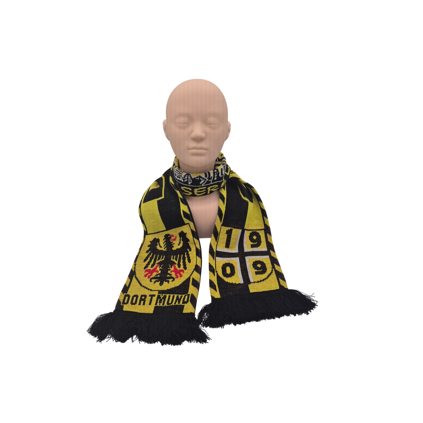 Jacquardschal Dortmund ''Die Macht aus dem Ruhrpott'' - 100% Polyacryl