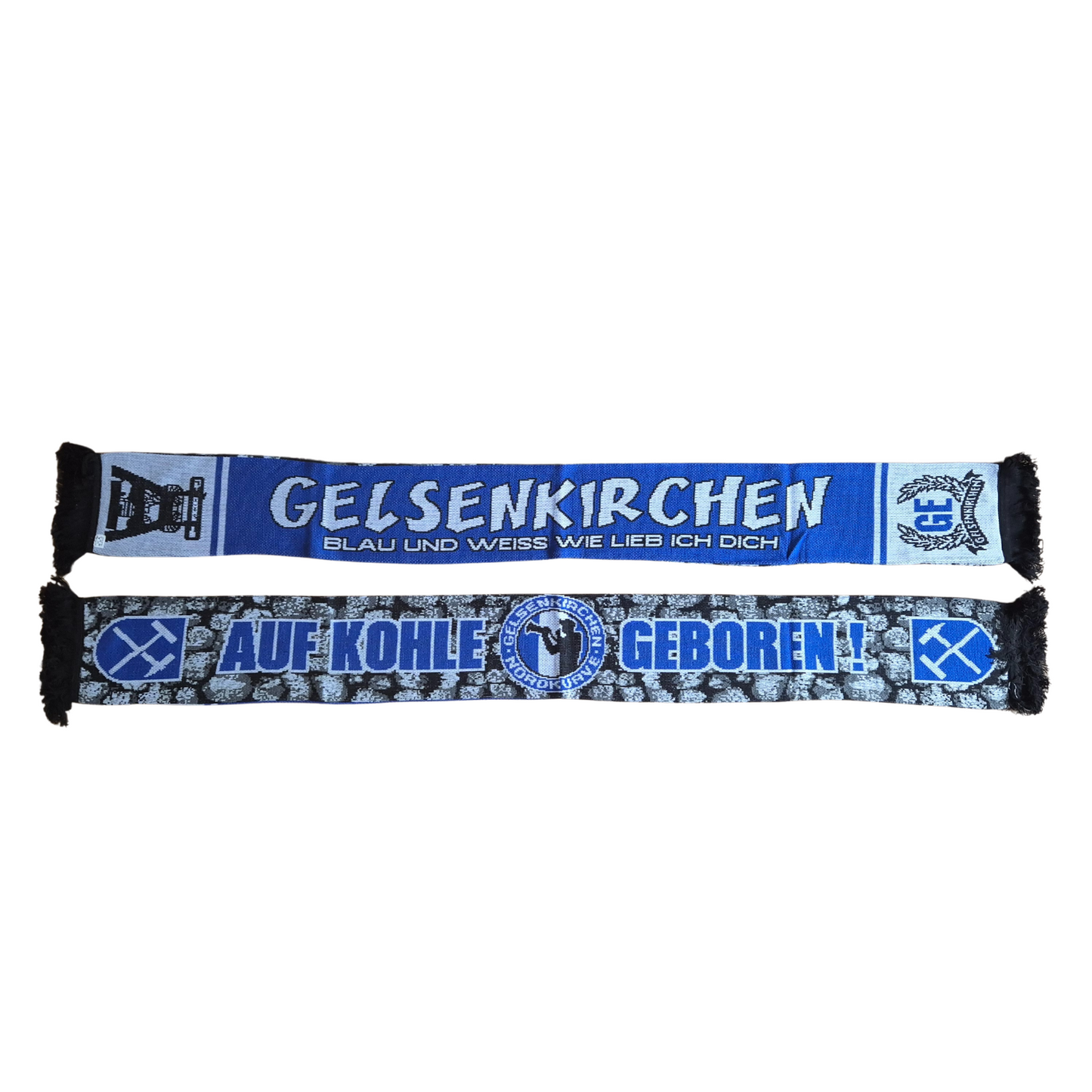 Jacquardschal Gelsenkirchen ''auf Kohle geboren'' - 100% Polyacryl