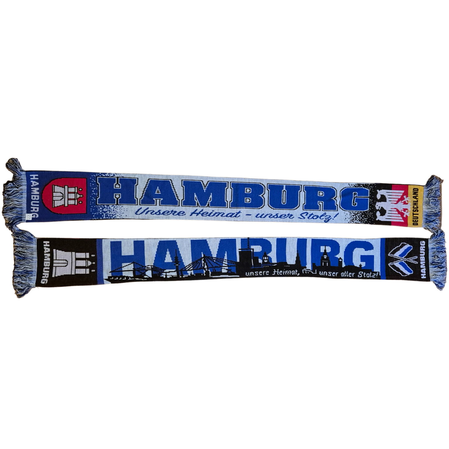 Jacquardschal Hamburg ''Unsere Heimat Unser Stolz'' - 100% Polyacryl