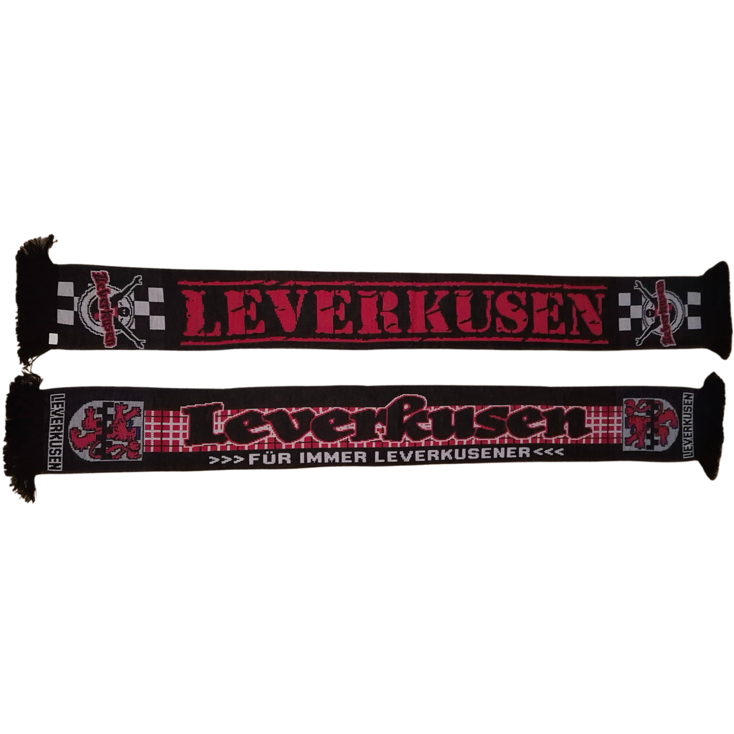 Jacquardschal Leverkusen ''Für Immer Leverkusener'' - 100% Polyacryl