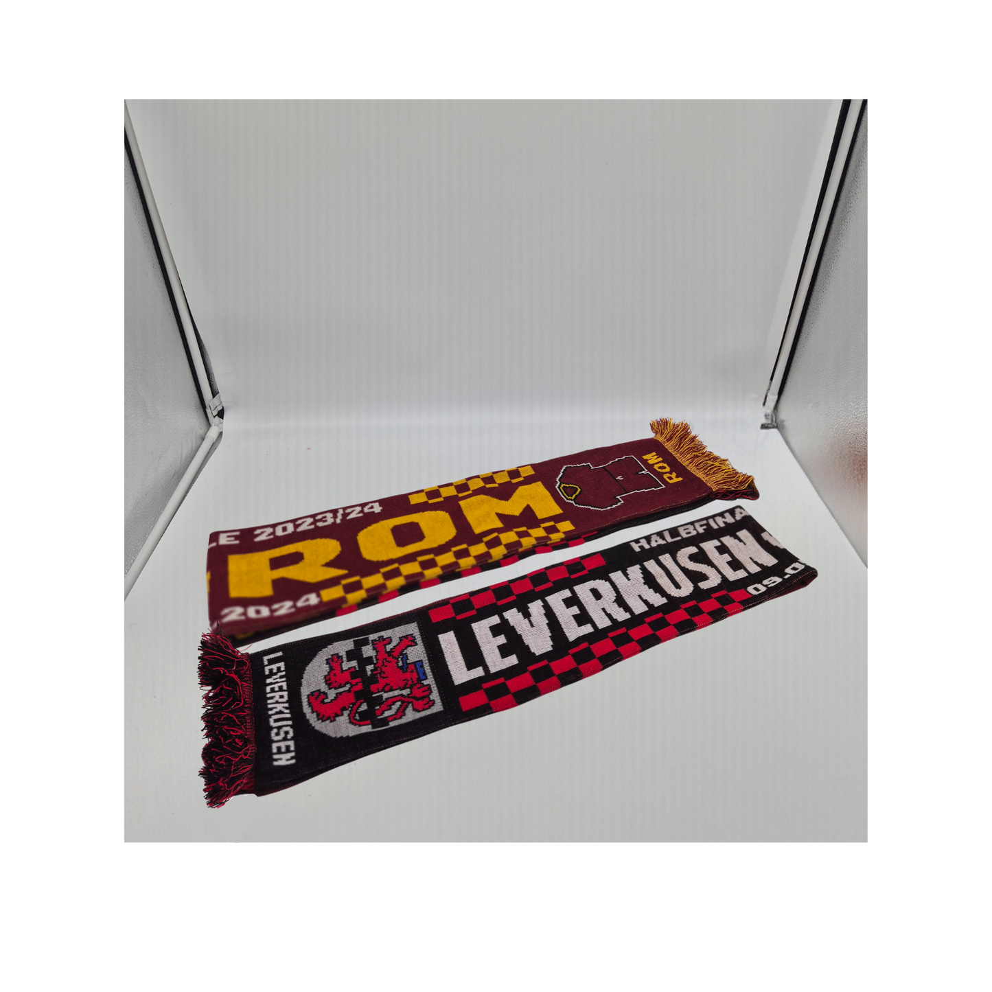 Spieltagschal Leverkusen - Rom 2023/24  - 100% Polyacryl