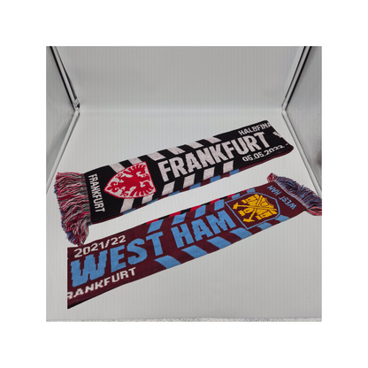 Spieltagschal Frankfurt - West Ham 2021/22  - 100% Polyacryl