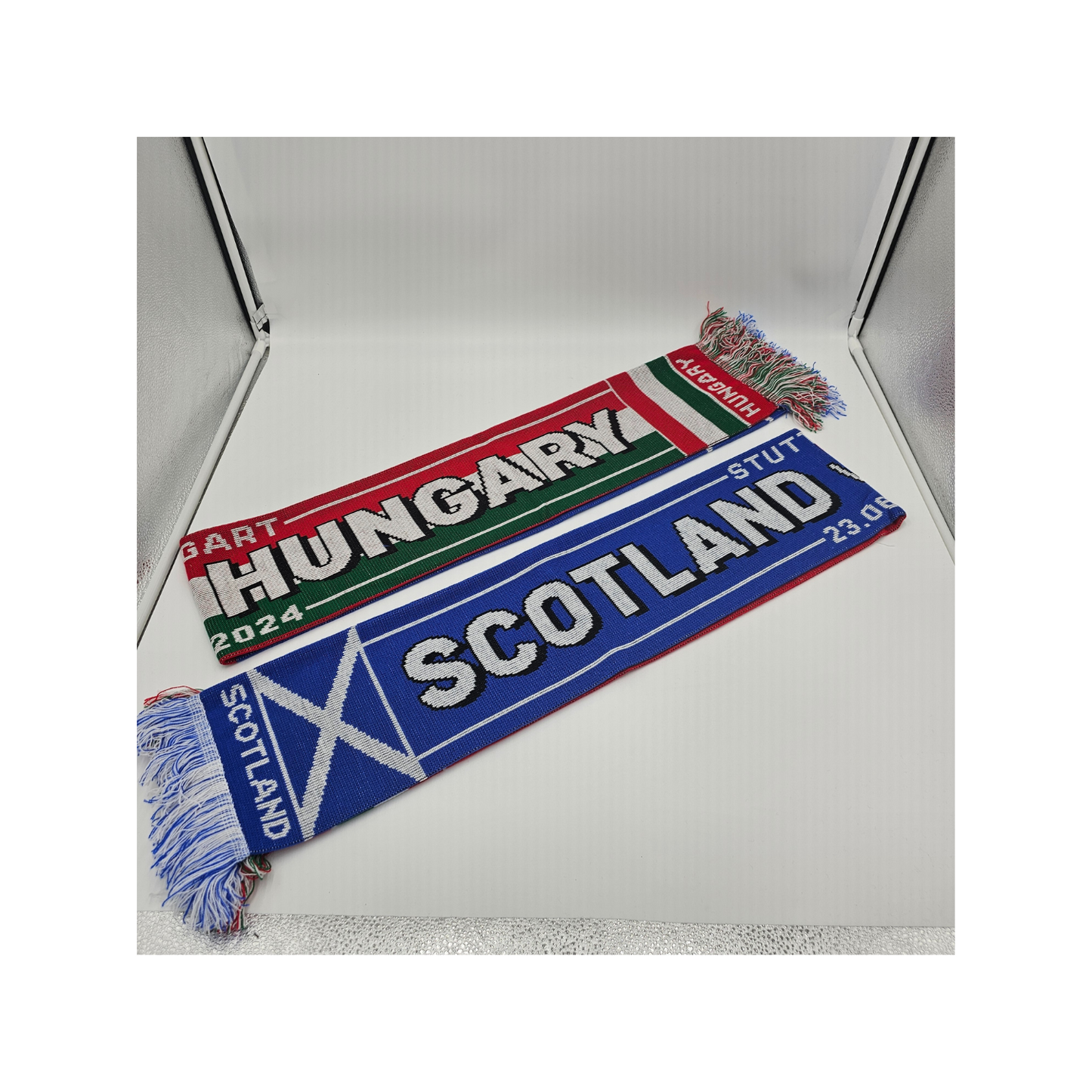 Spieltagschal Schottland - Ungarn  - 100% Polyacryl